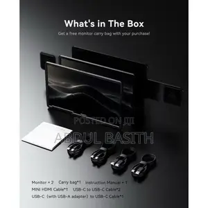 ZSCMALL 【Local Stok ada】15.6" Laptop Screen Extender, 2k Monitor