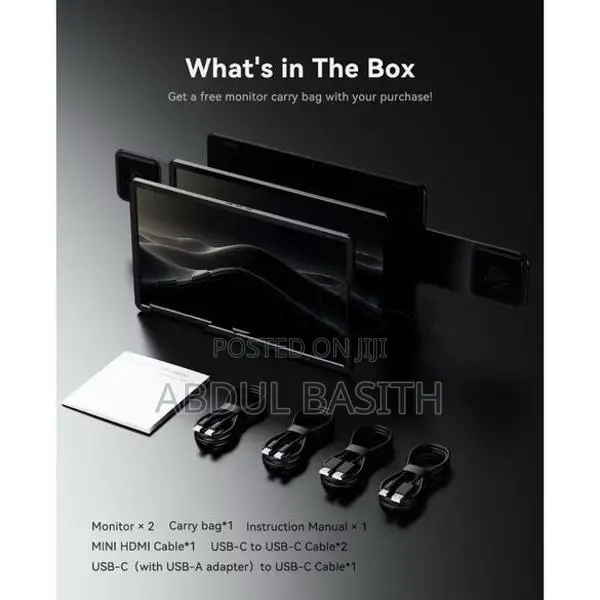 ZSCMALL 【Local Stok ada】15.6" Laptop Screen Extender, 2k Monitor