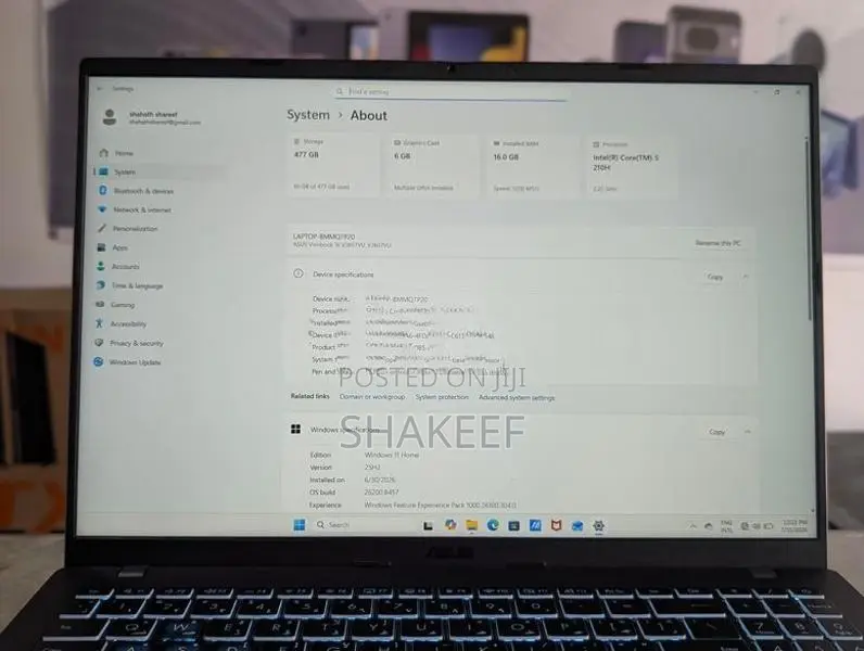 Asus Core 5 210H Laptop
