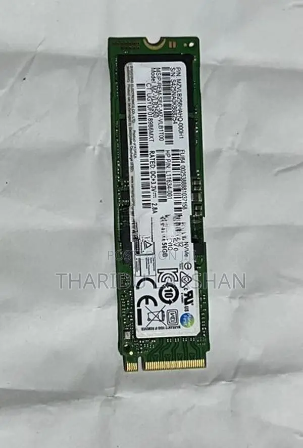 256 GB NVMe SSD