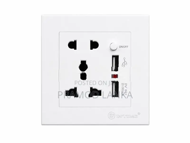 INTIME Multi Socket with 12V USB Outlet