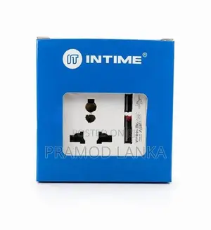 INTIME Multi Socket with 12V USB Outlet