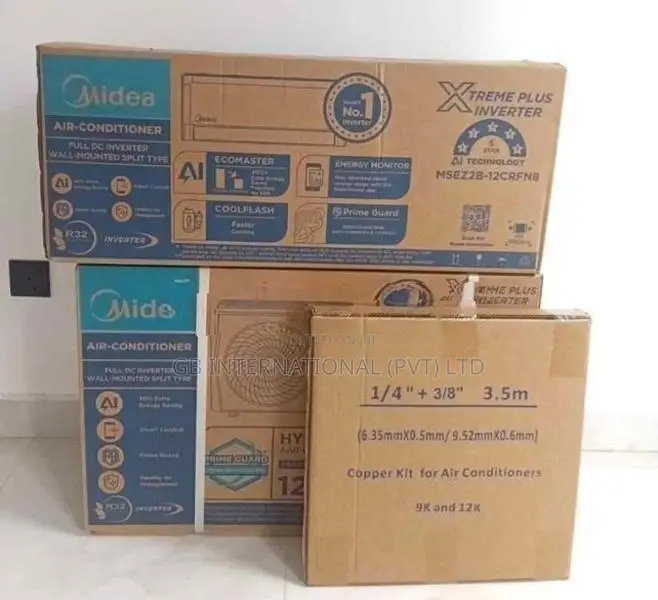 New 12000BTU Midea Xtreme Plus Inverter (Telesonic warranty) AC