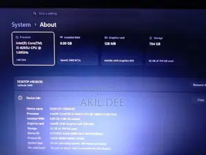 Dell i5 8th Gen Laptop
