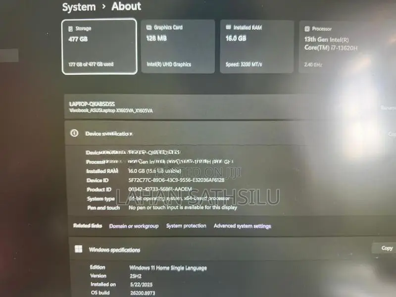 Asus vivobook X1605V