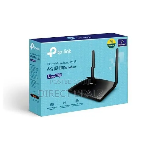 TP-Link Archer MR202 AC750 Wireless Dual Band 4G LTE Router.