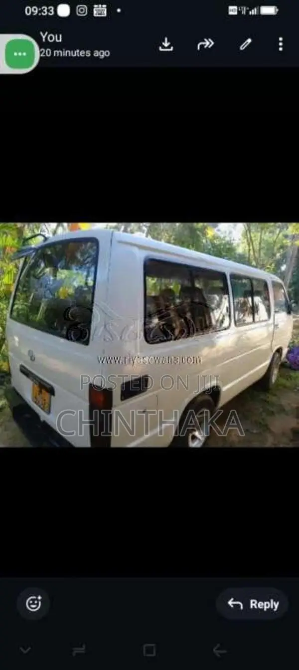 Toyota Shell 1993 Van (Used)