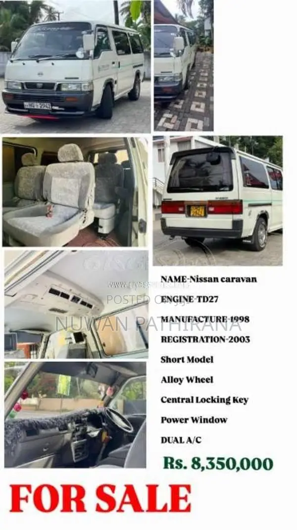 Nissan Caravan 1998 Van (Used)