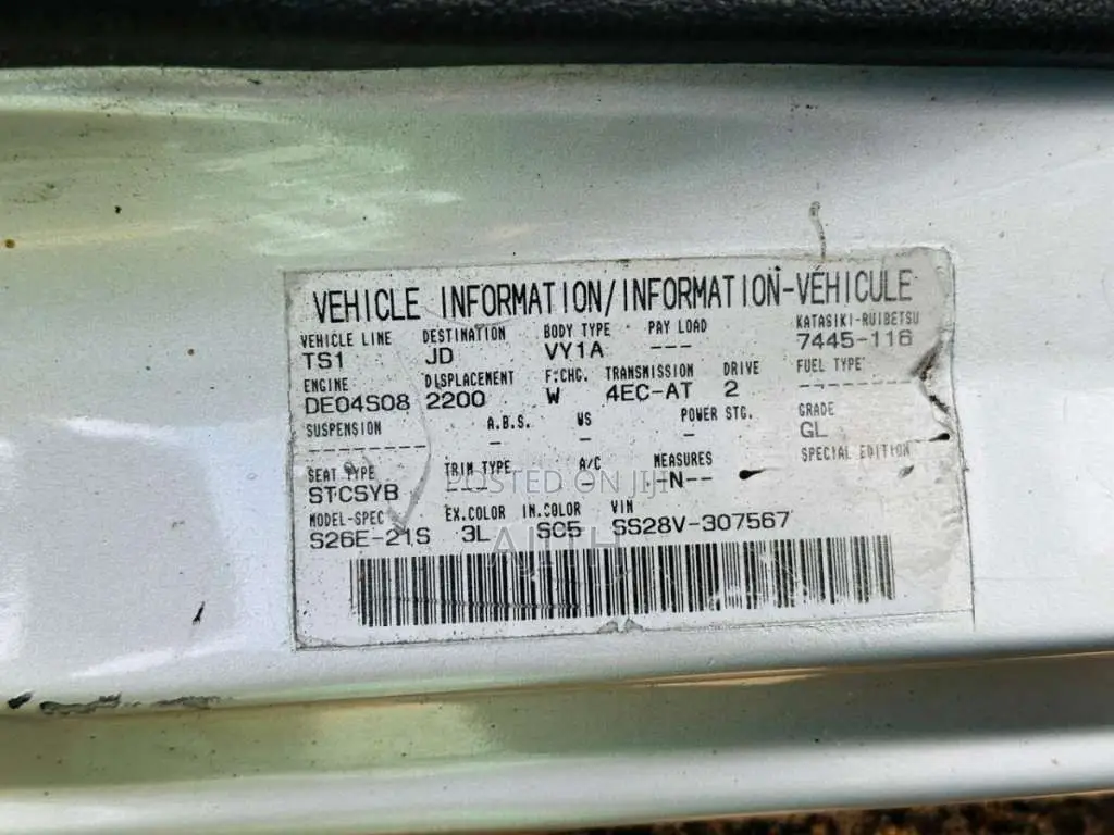 Mazda Vanette 1999 Van (Used)