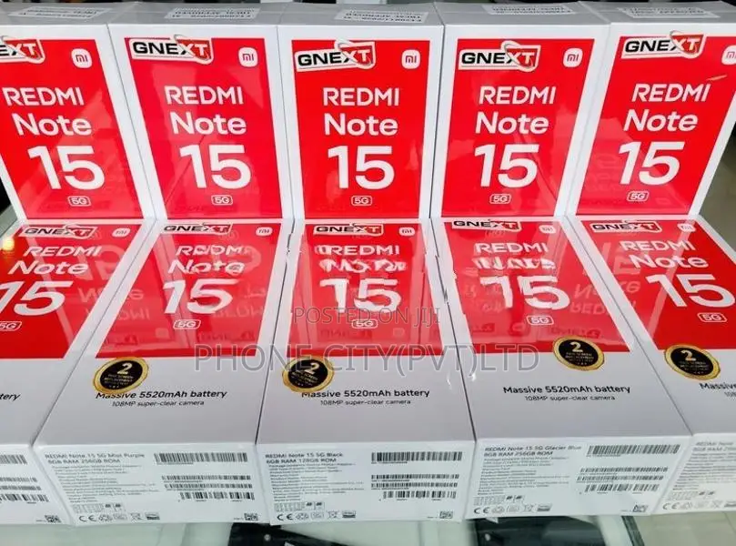 Xiaomi Redmi Note 15 5G 256GB 8GB RAM (Brand New)