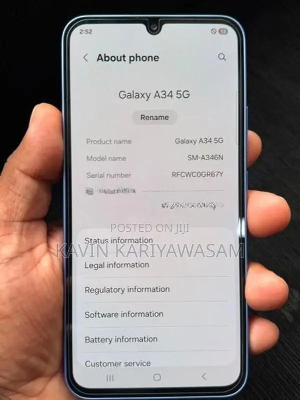 Samsung Galaxy A34 (Used)