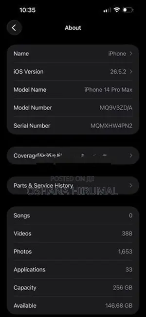 Apple iPhone 14 Pro Max 256GB (Used)