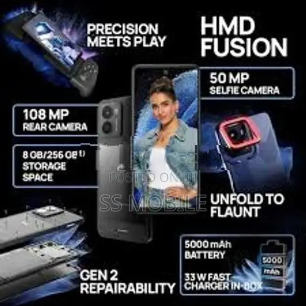 HMD Fusion 5G 8GB 256GB (Brand New)