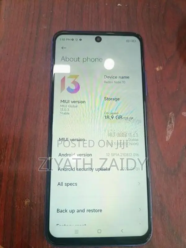 Xiaomi Redmi Note 10 (Used)
