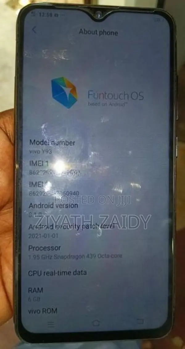 Vivo Y1s (Used)