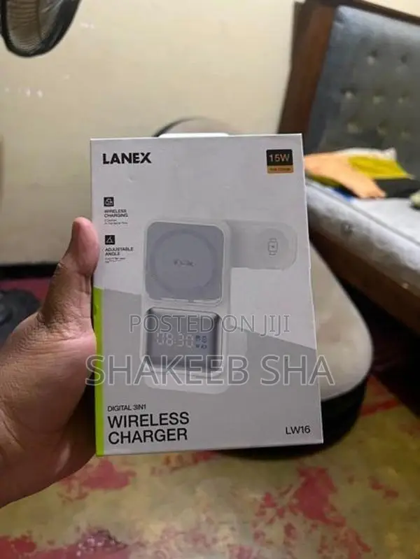 digital 3 In1 Wireless Charger