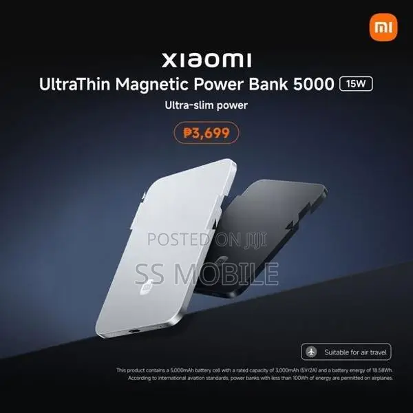 Xiaomi Ultra-Thin Magnetic Powerbank 5000MAH 15W