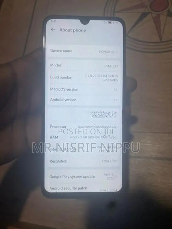 Honor X7a (Used)