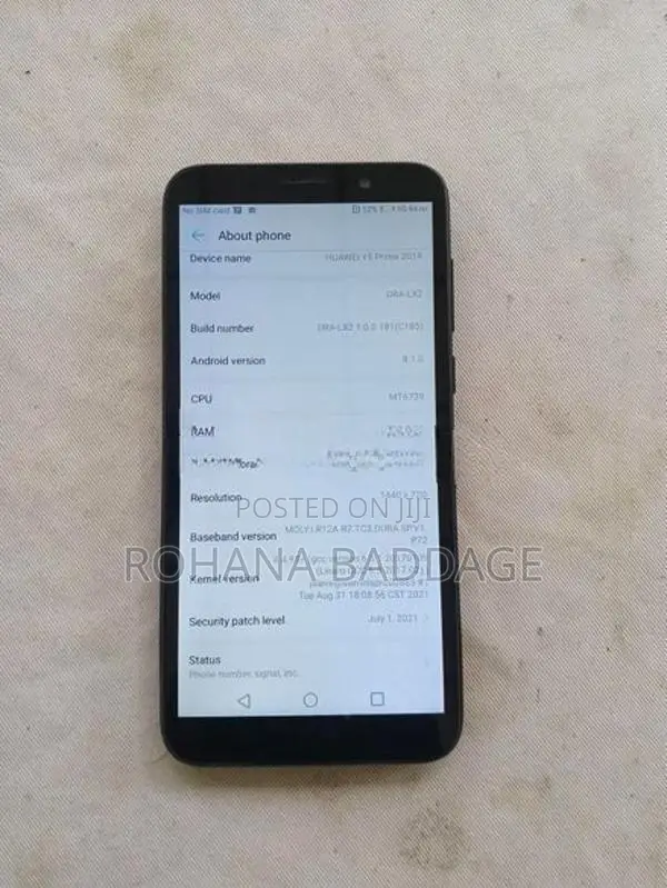 Huawei Y5 Prime 16gb (Used)