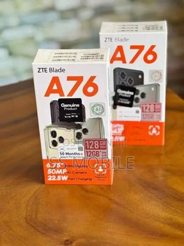 ZTE Blade A76 4GB 128GB (Brand New)