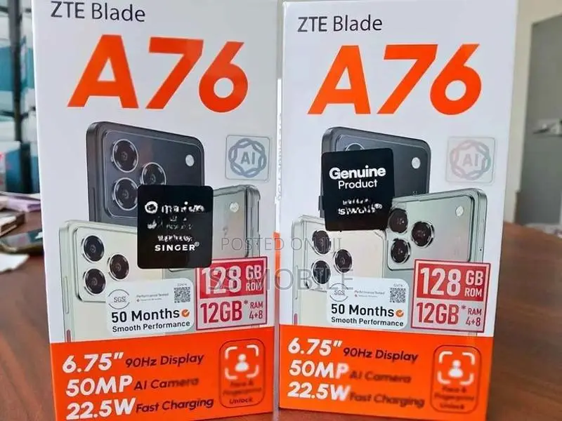 ZTE Blade A76 4GB 128GB (Brand New)