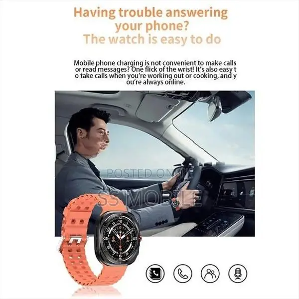 Laxasfit GT7 Ultra Bluetooth Calling Pedometer Stylish Smart Watch