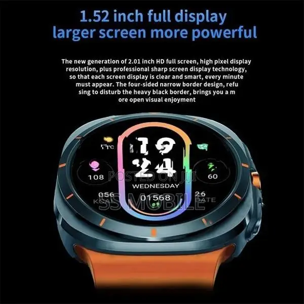 Laxasfit GT7 Ultra Bluetooth Calling Pedometer Stylish Smart Watch