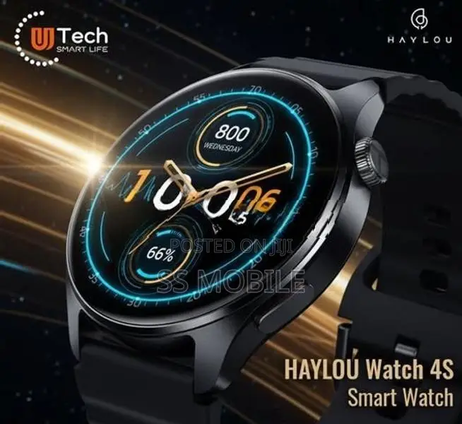 Haylou Watch 4S – Premium AMOLED GPS 5ATM Waterproof Smartwatch