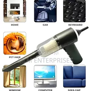 Portable 3-in-1 Car Vacuum Cleaner | Rechargeable Vacuum Blower
