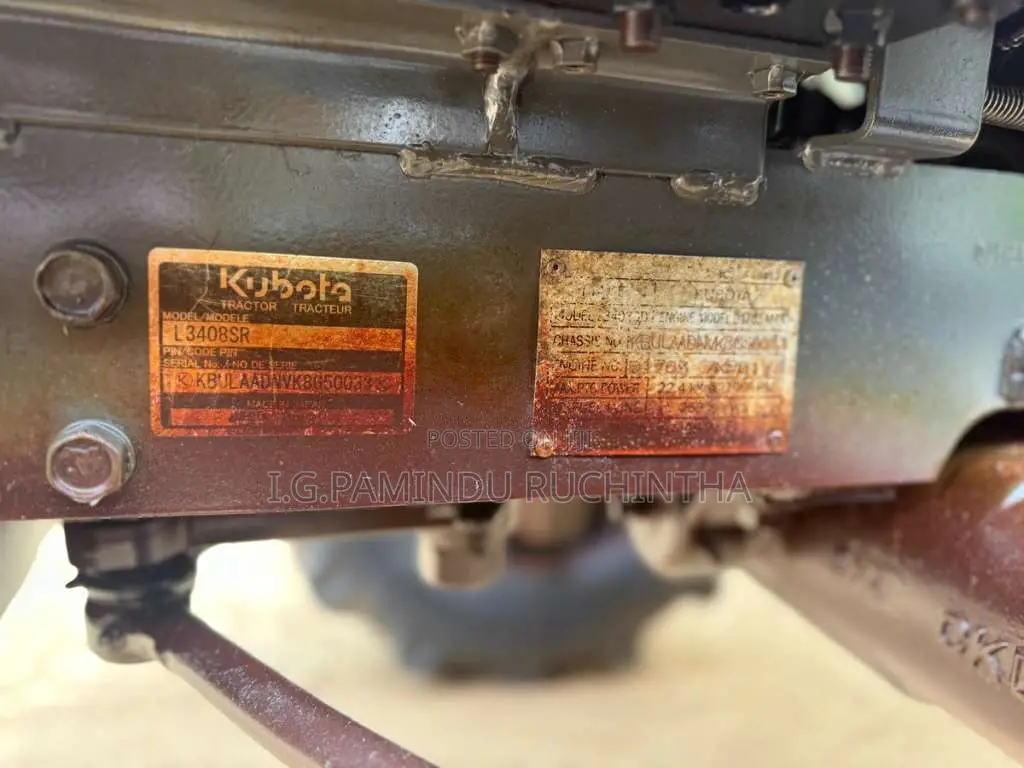Kubota L3408 2020 Tractor (Used)