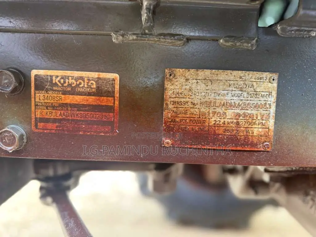 Kubota L3408 2020 Tractor (Used)