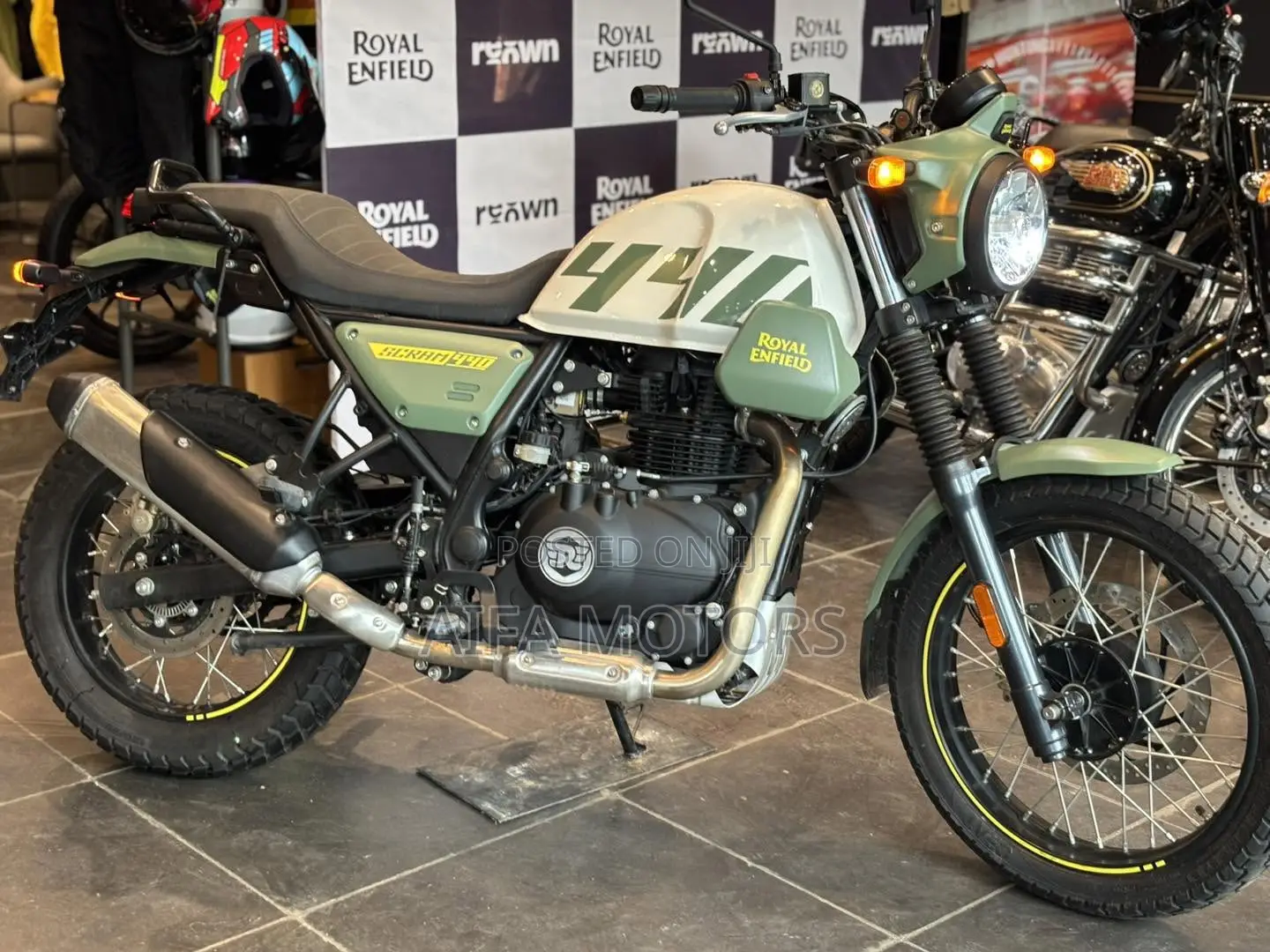 New Royal Enfield Scram 411 2026 Green