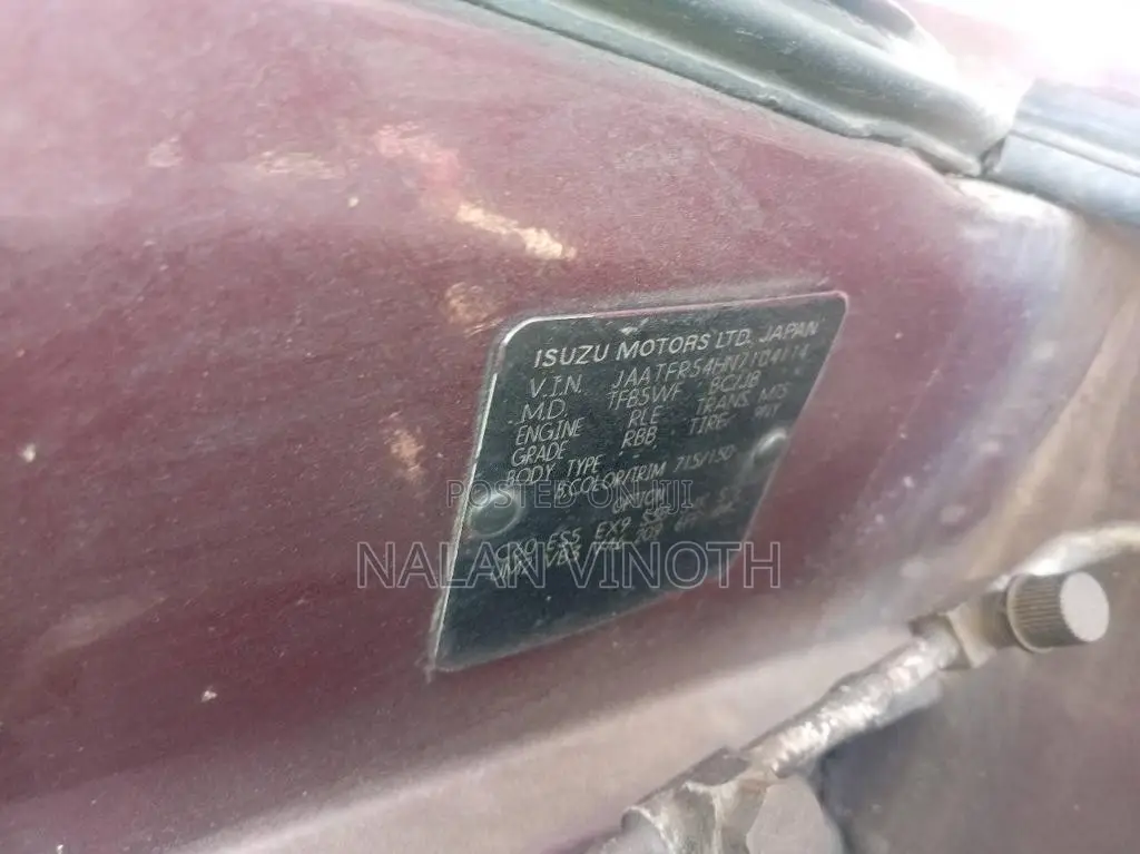 Isuzu Tfr54h 1992 Pickup (Used)